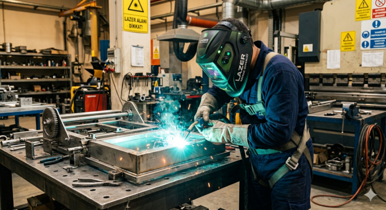lazer kaynak kaskı